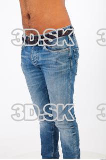 Jeans thigh of Glen 0002